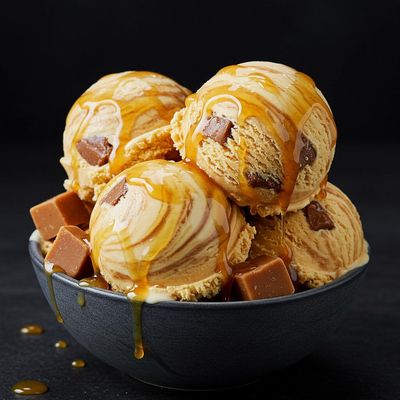 Butterscotch Fudge Ice Cream